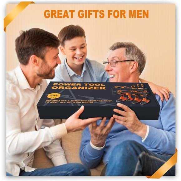 Power Tool Organizer, Wall Mounted Storage Rack, 150lb weight limit Heavy Duty - Picture 4 of 6